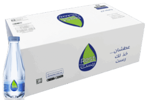 مياه رست 330 مل 40 عبوة عروض توصيل منازل مدارس مساجد - Rest Water 330ml 40 Bottles Delivery Offers