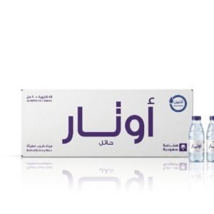 كرتون مياه أوتار 200 مل يحتوي على 48 عبوة بلاستيكية.