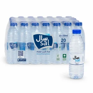 مياه سال 330 مل – شدة 20 عبوة شدة مياه سال 330 مل تحتوي على 20 عبوة بلاستيكية