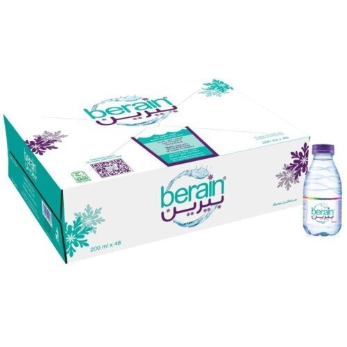 مياه بيرين 200 مل 48 عبوة مياه بيرين - 200 مل - 48 عبوة توصيل منازل - Berain Water 200ml 48 Bottles Delivery