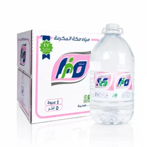 safa makkah water 5l – 4 bottles carton safa makkah water 5l – 4 bottles carton