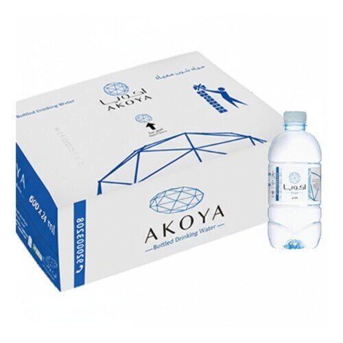مياه اكويا 600 مل 24 حبة Aquya Water 600ml 24 Bottles كرتون مياه اكويا 600 مل 24 حبة توصيل للمنازل والمساجد Aquya Water 600ml 24 Bottles Delivery