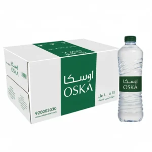Oska Water 600ml Carton 24 Bottles مياه أوسكا 600 مل كرتون 24 عبوة مياه اوسكا 600 مل 24 عبوة كرتون